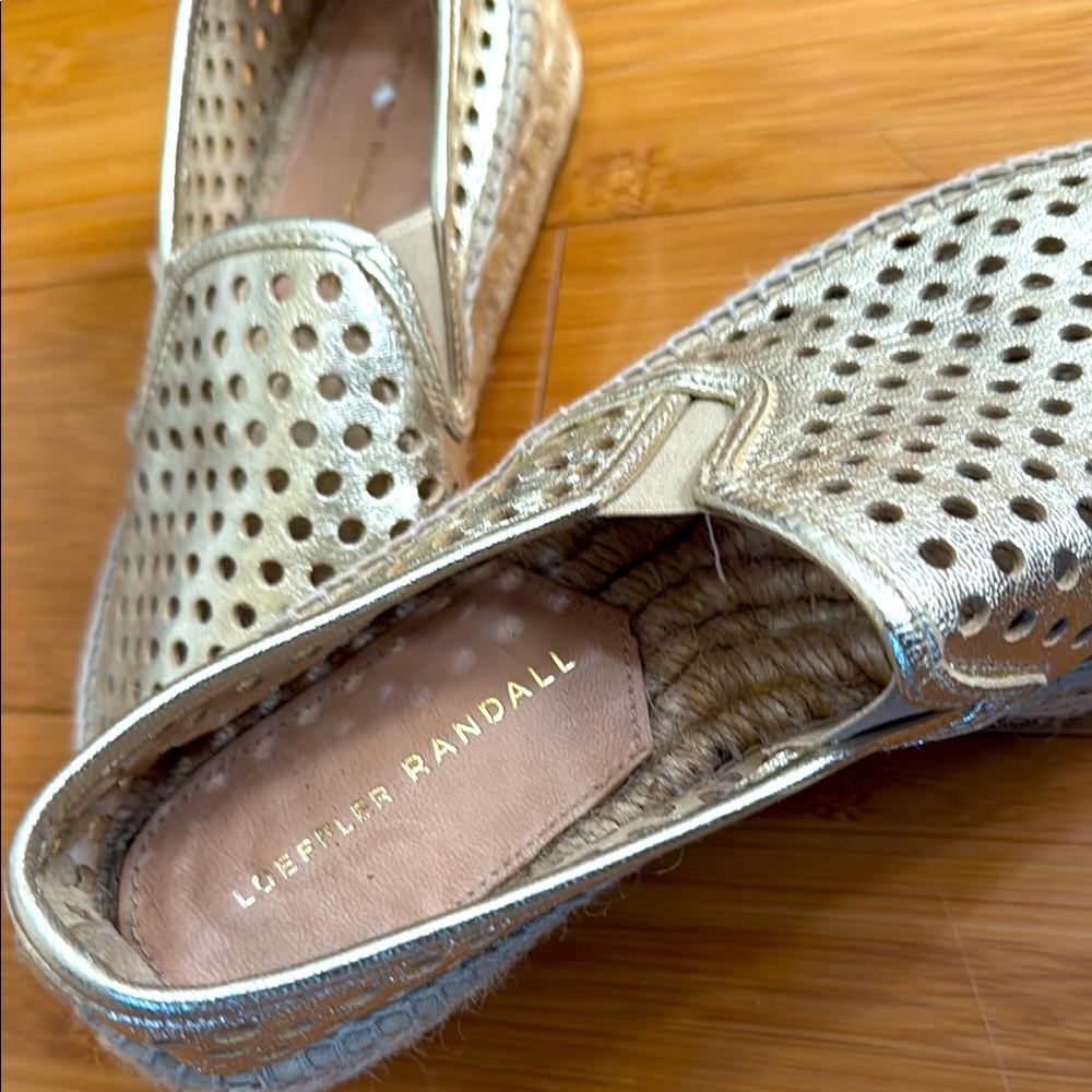 Loeffler Randall Espadrille - Gold Size 38